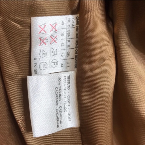 MaxMara Pure Cashmere One Button Blazer, Size 10 - Picture 6 of 7